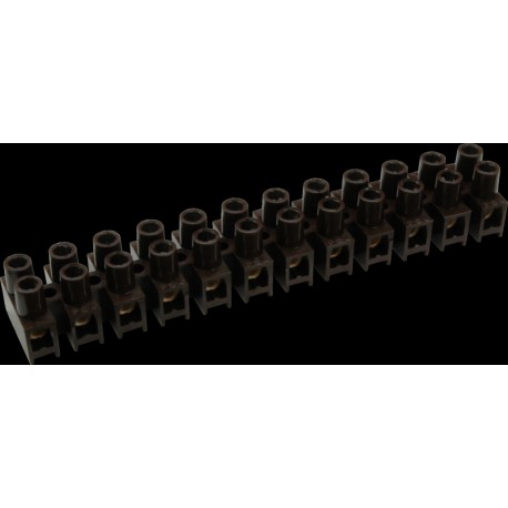 svorkovnica prístrojová 6336 -57   6 mm  hnedá