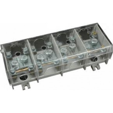 svorkovnica stúpacia 4-pól.HSV 95/K s plomb.krytom sivá