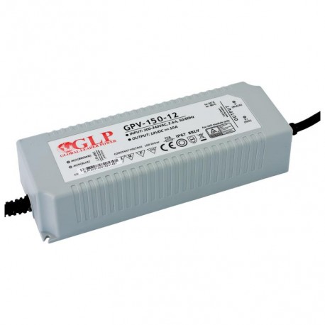 transf.el. LED GPV 12V 150W IP67 (203x70x45)
