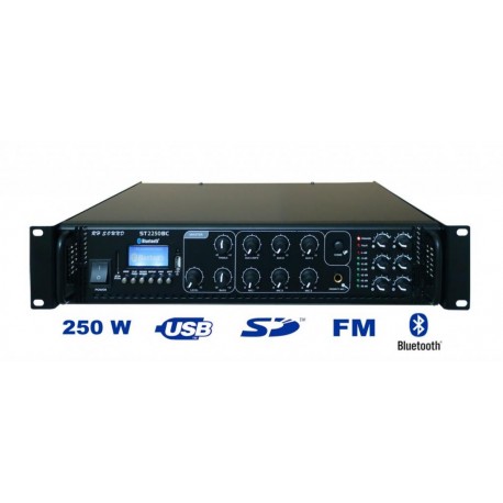 ústredňa rozhl. ST2250BC/MP3+FM+IR,Bluetooth, USB,SDcard,DO,250W