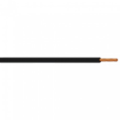 vodič medený HO5V - K CYA 1 čierny (kruhy 100m)