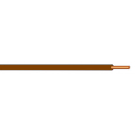 vodič medený HO7V - U CY 4 hnedý (100m)