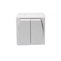 vypínač vodo HERMES č.5 biely IP44