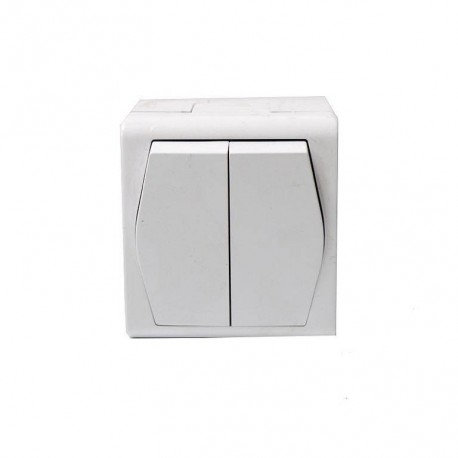 vypínač vodo HERMES č.5 biely IP44