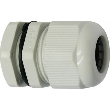 vývodka  plastová M25x1,5 s maticou