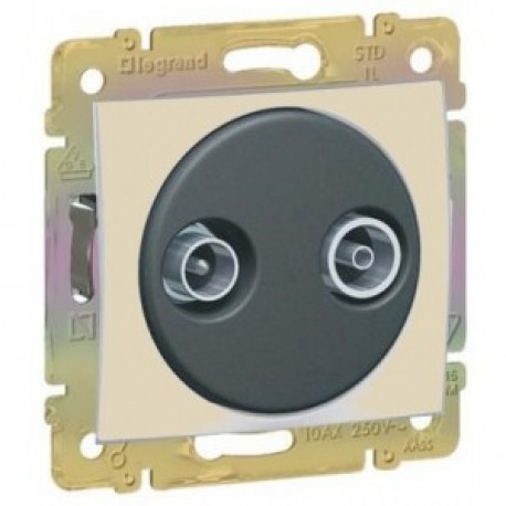 zás.Va. TV-RD koncová béžová 10dB