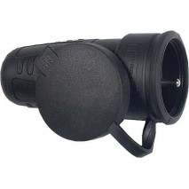 zásuvka spoj. gumená TICS-212GF (SAGANE) s krytom 250V (bal.25ks)