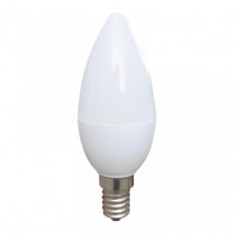 žiarovka LED 5W/400lm/E14/NW OMEGA sviečka candle natural biela