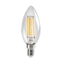 žiarovka LED FILAMENT 4,5W/470lm/E14/WW  sviečka teplá biela