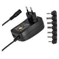adaptér-zdroj USB/2250mA 3V-12V + sada konektorov