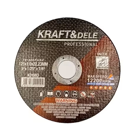 kotúč  rezný 125x1,0x22,23mm kov KRAFT