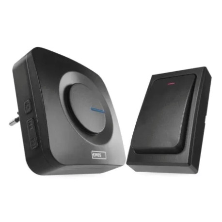 zvonček bezdrôtový P5729 230V (bezbater.tlač) dosah 180m