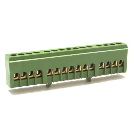 mostík PE NKSZ-15Z zelený izolovaný