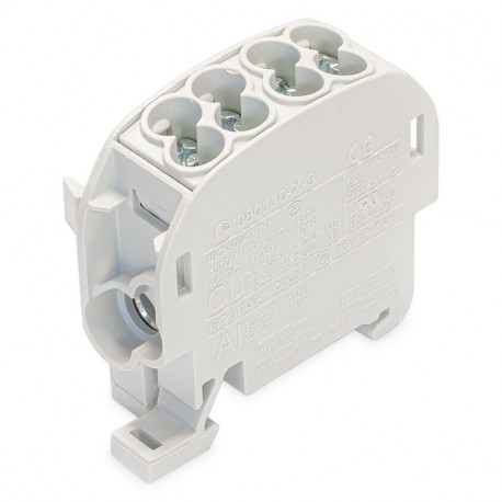 mostík HLAK25/1 C L 1x4(2x16+2x25) šedý izol.(6510)