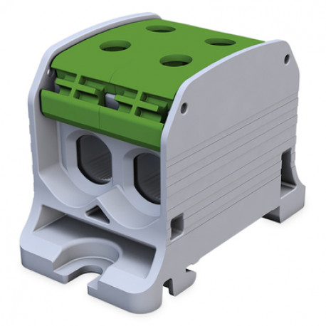 svorka 1-pól krytá RKA 50 1/4 PE zelená (4-vývody) (1312021)