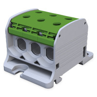 svorka 1-pól krytá RKA 50 1/6 PE zelená 6-50mm2 (6-vývody) (1312043)