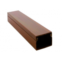 lišta PVC imitácia tmavého dreva 15x10  (bal.80m)