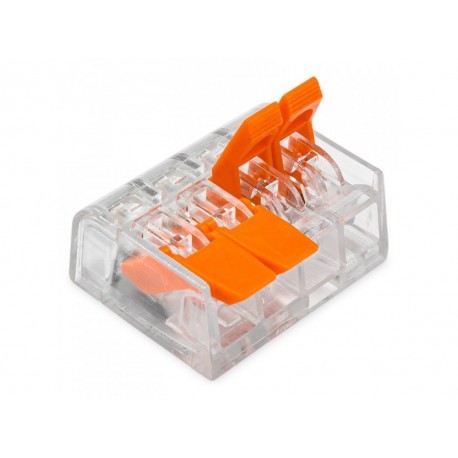 svorka SBU4 (WAGO) zakláp. 4x0,14-4mm  (bal.50ks)