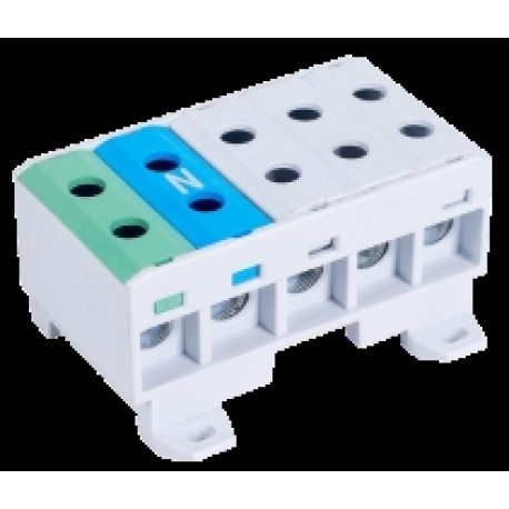 mostík FLEAL-35 2,5-35mm2  max135A (5-vývody) z/modrá/3xsivá