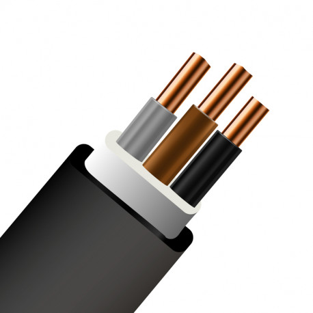 kábel plochý CYYp-O 3A x 1,5 (100m)