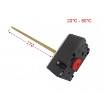 termostat CU4805 20-80st tyčka 27cm s poistkou (TH160)