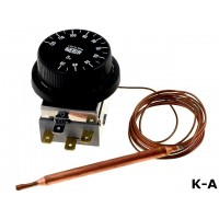 termostat kapilárny 30-120st 10A/400V BT-KAP120/A