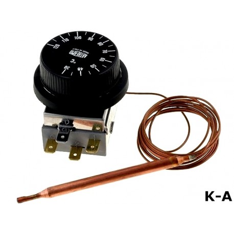 termostat kapilárny 30-120st 10A/400V BT-KAP120/A