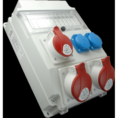 rozvodnica  ROS 11/x-11  1x16A+2x32A/5K+2x250V  IP54  (s mož. istenia)