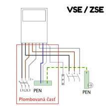 rozvádzač E1RP/F+ZD-OM/VSE/bez OK (PILIER) vyp. prvok