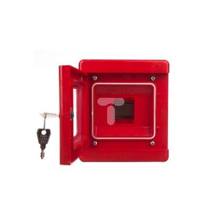 rozvodnica 64004  4-mod. uzam. NO IP65 červená