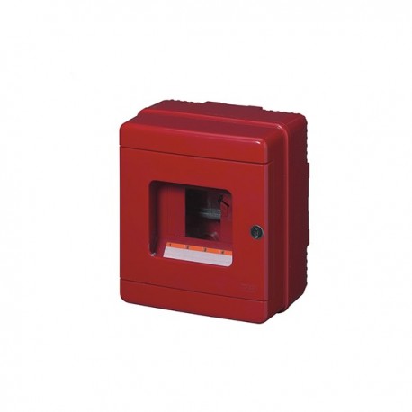 rozvodnica 64008  8-mod. uzam. NO IP65 červená