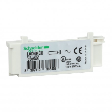 člen odrušovací RC LAD4RCU 110V-240V/AC k LC1D09-38