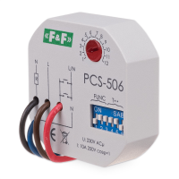 relé časové F&F PCS-506 230V/10A do krab.