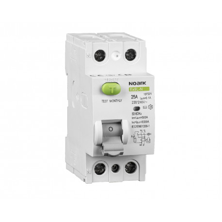 chránič 2P NOARK Ex9BL-H 16B/1N/30mA 2M/10kA typ A