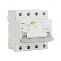 chránič prúdový 4-pol NOARK Ex9NL-N 16B/3N 30mA AC EU s ističom