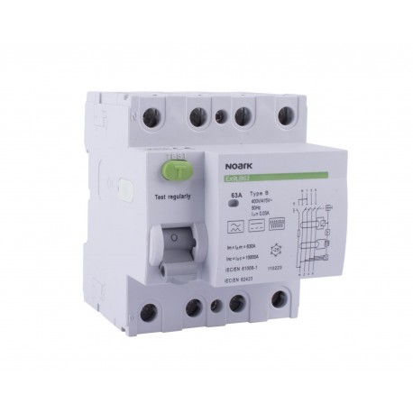 chránič prúdový Ex9LB63 3P+N 40A 30mA Typ-B