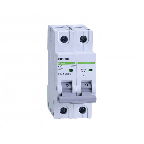istič 2 - pólový NOARK Ex9BH 10B/2 10kA