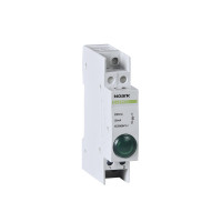 signalka  Ex9PD1g  na DIN lištu 230V/AC/DC zelená/green