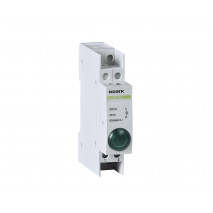 signalka  Ex9PD1g  na DIN lištu 230V/AC/DC zelená/green