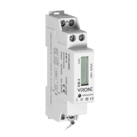 elektromer1-fáz. EM-2 Virone 40A dig. (WE521)