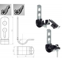 záves univerzálny MTFK 120 2/4x16-4x120mm2(AES) kovový
