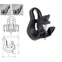 záves univerzálny PS4120 2/4x16-4x120mm2(AES) plast