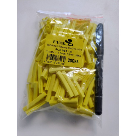 bužírka popisovacia POB SET 1,5/200ks + pero