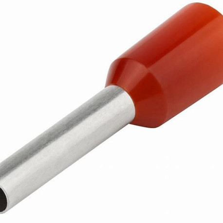 dutinka CU HI 1,5mm2 červená E115 (1,5/18) dlhá