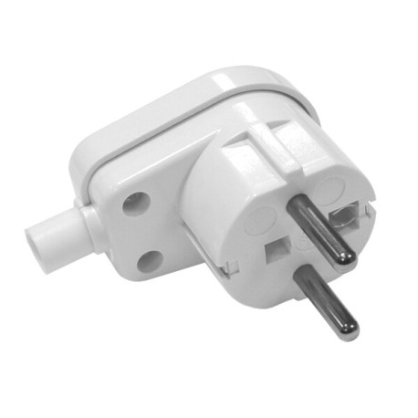 vidlica 250V PIN W/US bočná biela  (bal.25ks)