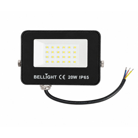 reflektor LED 20W 1600lm SLIM mini NW čierny