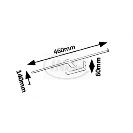 svietidlo Albina nást.LED 8W 450lm 4000K biela IP23
