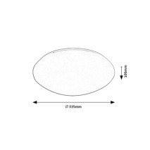 svietidlo Lucas LED 18W/NW/1180lm KRUH335 s pohyb.senzorom IP44