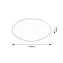 svietidlo Lucas LED 24W/NW/1750lm KRUH380 s pohyb.senzorom IP44