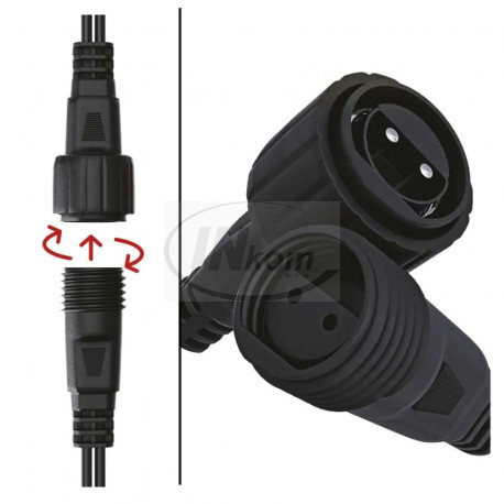 reťaz ext.LED100 10m D1AM01 Multicolor+trafo spáj.(zel.kábel)